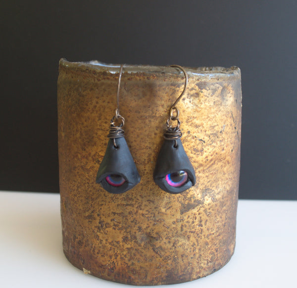 Monster Eye earrings from Nova Leigh Walker