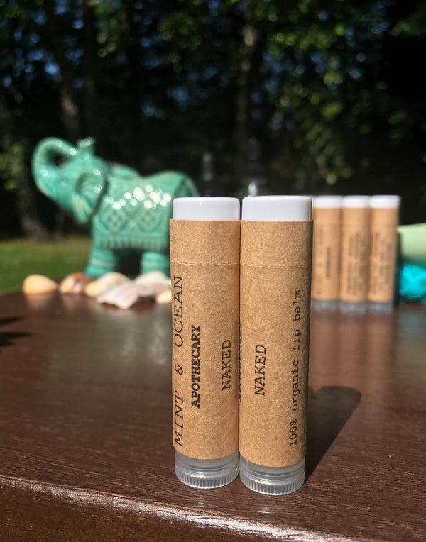 Naked Organic lip balm by Mint and Ocean