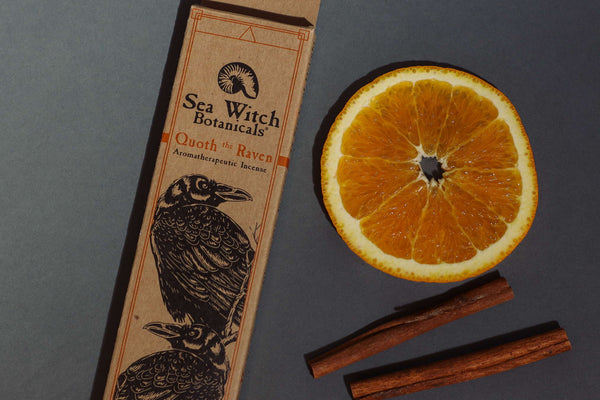 Quoth the Raven pack of 25 incense from Sea Witch Botanicals