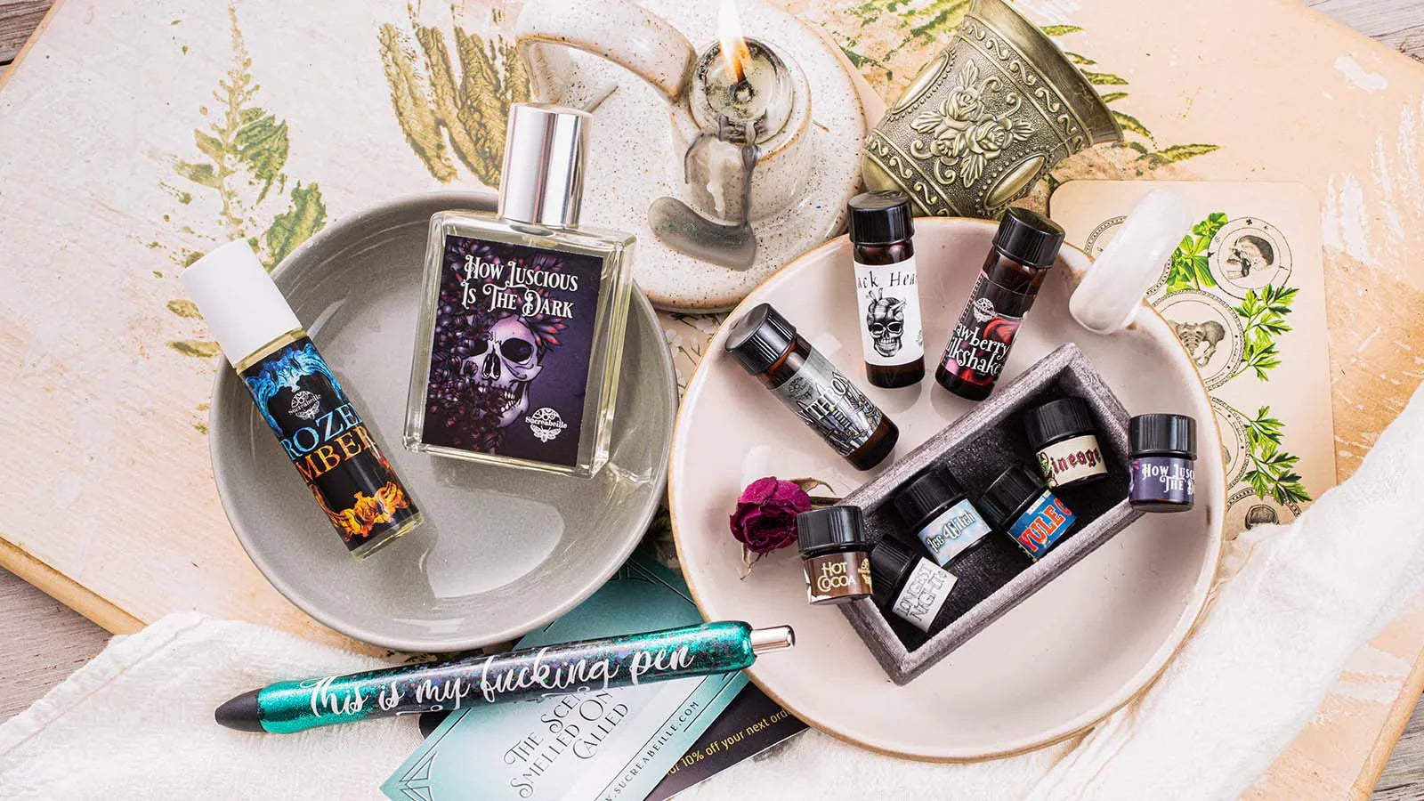 Sucreabeille subscription bags with indie perfume