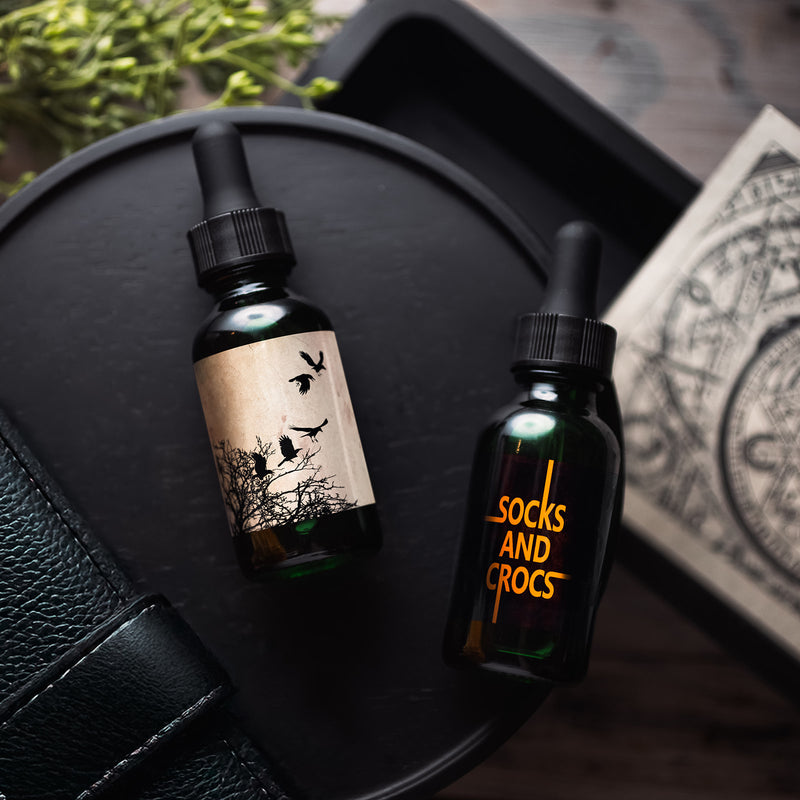 Harbinger or Socks and Crocs 1oz Beard Oil