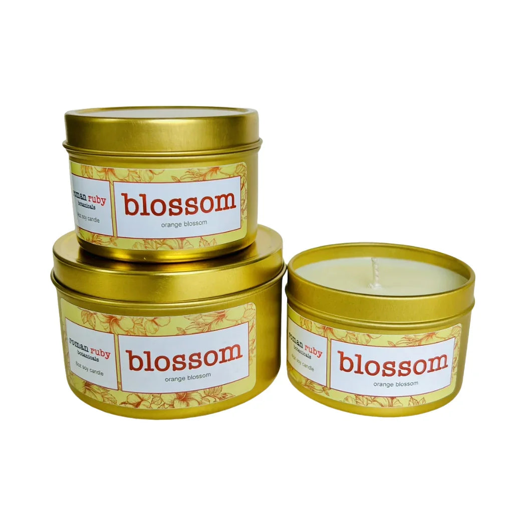 Blossom Candle from Roman Ruby Botanicals