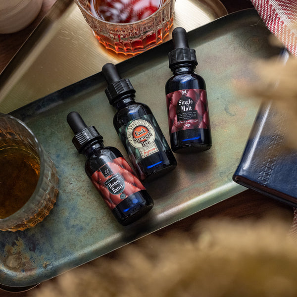 December 3: Barrel-Aged Witchcraft: The Devil's Cut Collection Beard Oils