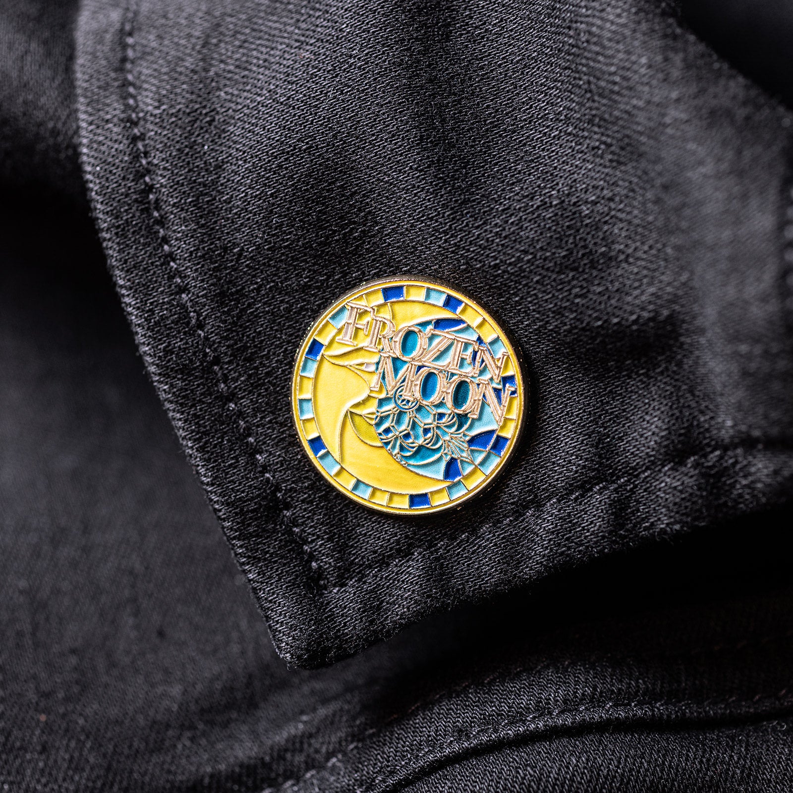 Frozen Moon Enamel Pin