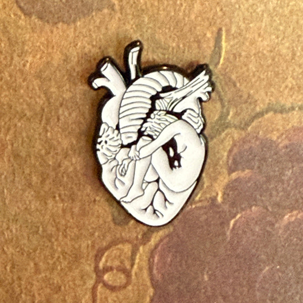 Broken Heart Enamel Pin