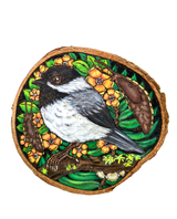 Hand-drawn Bird and Mushroom Vinyl Stickers by Forrest Chel Art