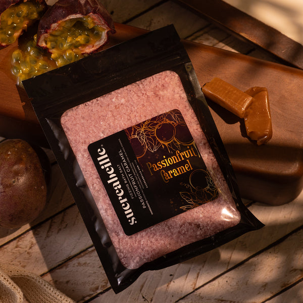 Passionfruit Caramel Fizzing Bath Salt