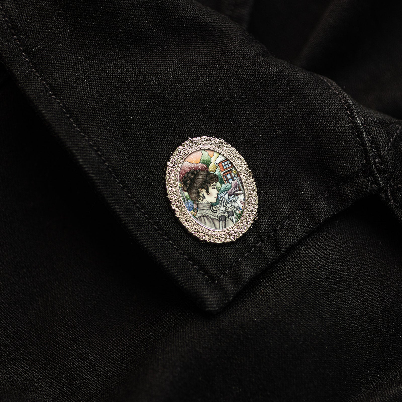 Winter Gothic Enamel Pin