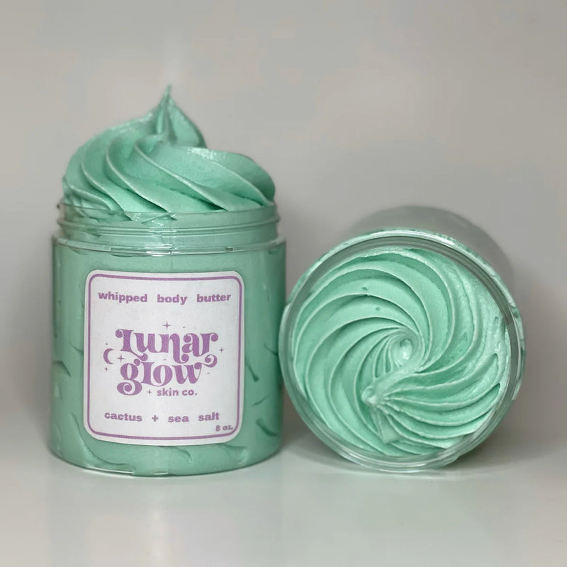 Cactus + Sea Salt Whipped Body Butter by Lunar Glow Skin Co