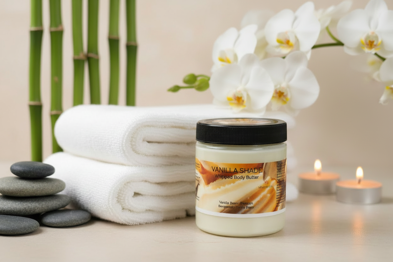 Vanilla Shade 4oz Whipped Body Butter by Kheimistrii