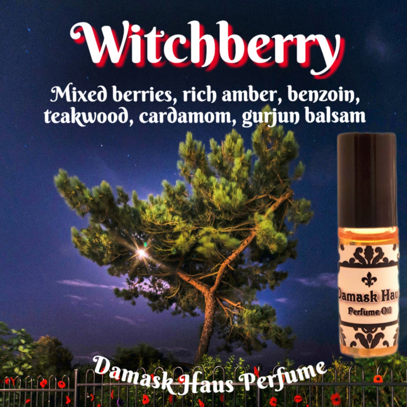5ml oil rollerball Witchberry from Damask Haus