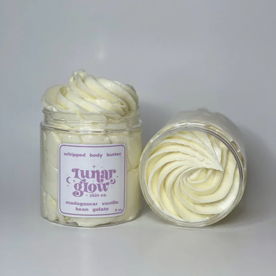 Madagascar Vanilla Bean Gelato Body Butter by Lunar Glow Skin Co