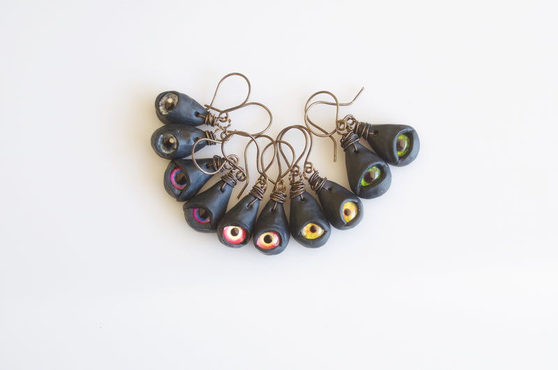 Monster Eye earrings from Nova Leigh Walker