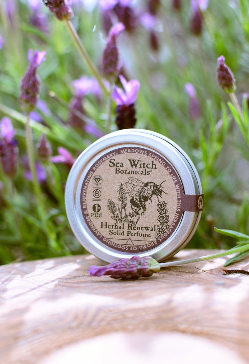 Herbal Renewal solid perfume from Sea Witch Botanicals