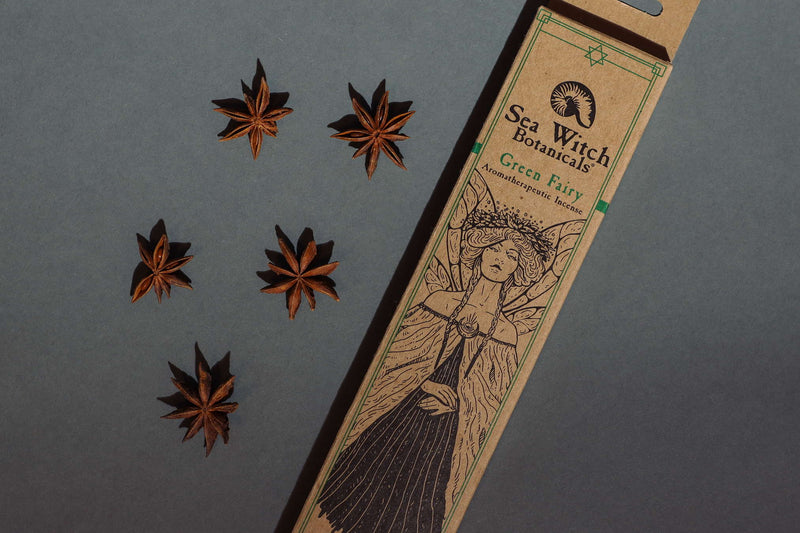 Green Fairy pack of 25 incense from Sea Witch Botanicals
