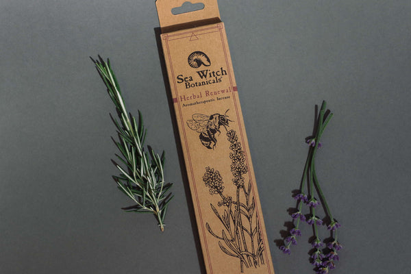 Herbal Renewal pack of 25 incense from Sea Witch Botanicals