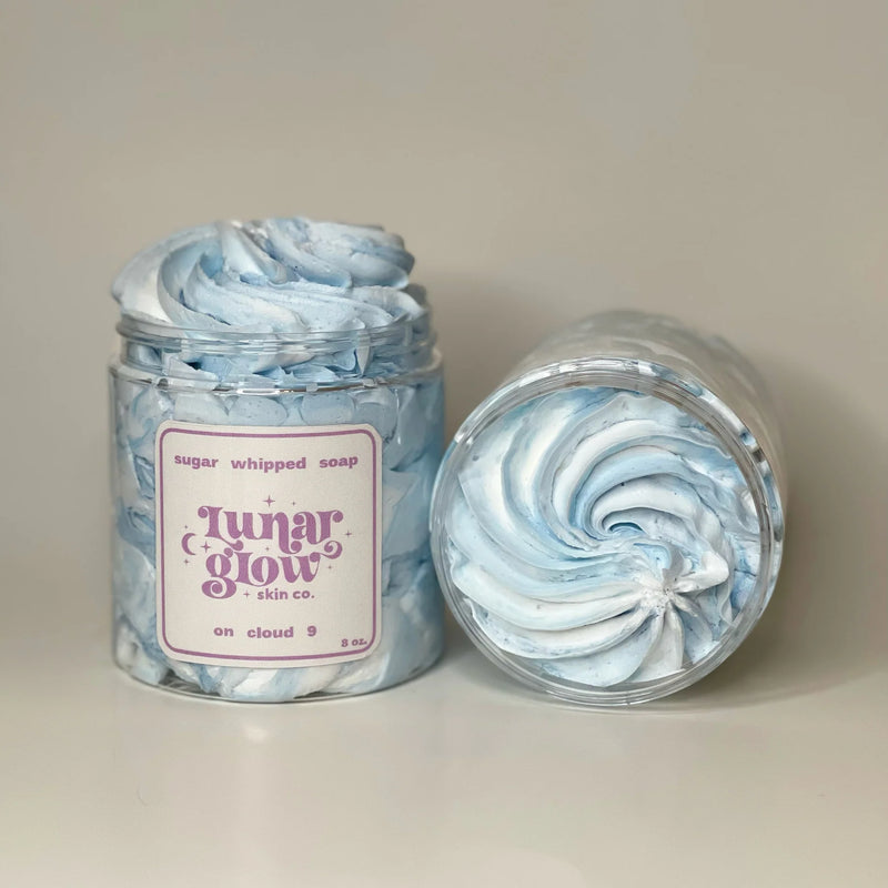 On Cloud 9 Sugar Whipped Soap by Lunar Glow Skin Co