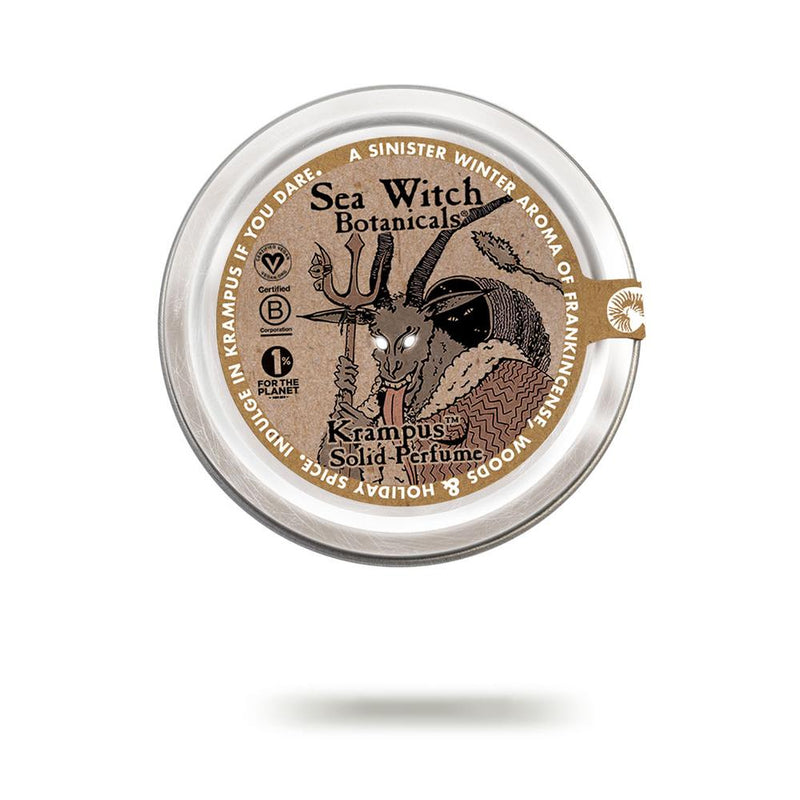 Krampus solid perfume from Sea Witch Botanicals
