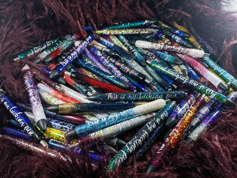Glitter Pens by Amanda Jane